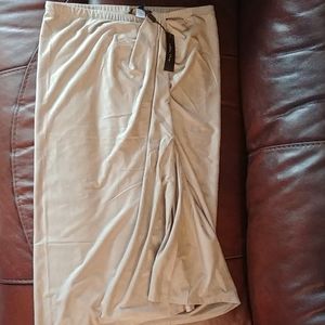 Melissa Paige Faux Suede Skirt